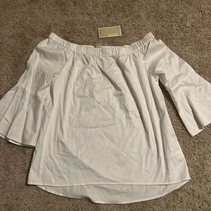 Michael Kors off the shoulder top NWT